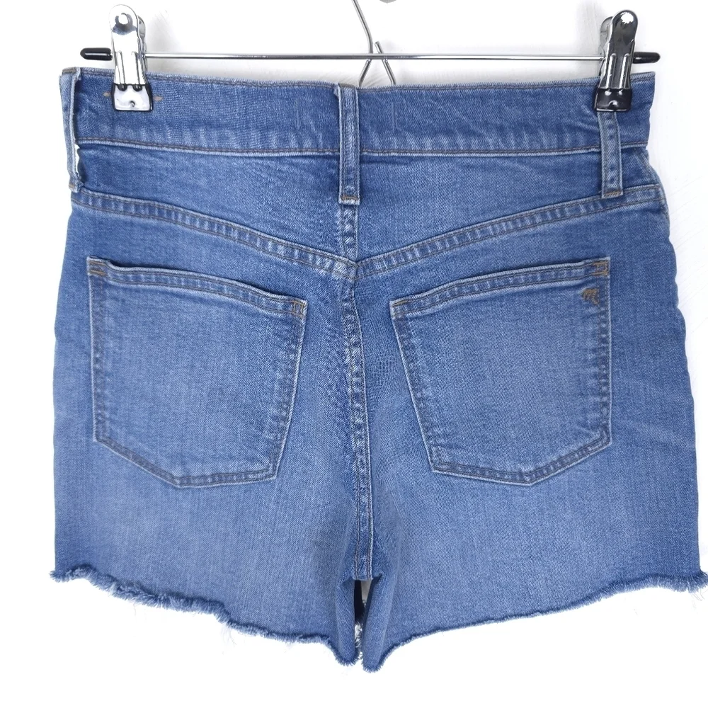 Madewell High Rise Button Denim Shorts size 25